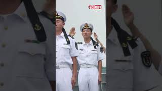 现场画面！参加中俄“海上联合-2025”联合演习中方舰艇抵达符拉迪沃斯托克