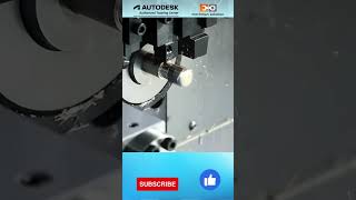 Machine Simulation in Swiss Lathes in Autodesk #autodesk #simulation #swisslathe