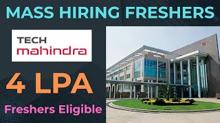 Tech Mahindra is hiring Freshers || Customer Service Executive || Latest Jobs for Freshers || Jobs