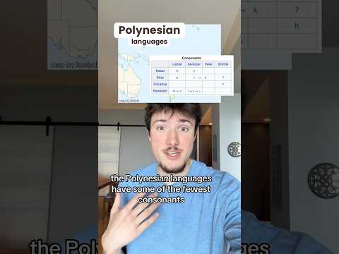 The Polynesian languages are fascinating!