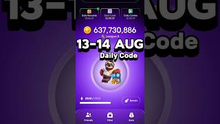 Gemz Daily Code 13-14 August #gemzdailycode #gemzcode #todaycode #gemz #gemzcoin #fypyoutube #fyp