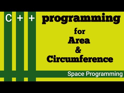 C++ Area and Circumference 4, a program displays the area and circumference of a circle