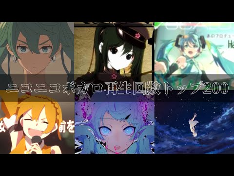 ニコニコVOCALOID再生回数ランキング【TOP200】