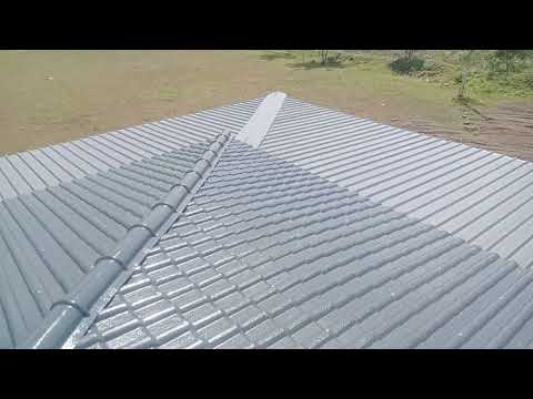 Upvc Roofing Shed For family Restaurant completed @ Agasnal, Bijapur Karnataka 8105805377