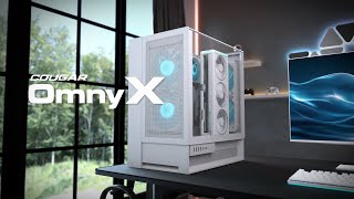 COUGAR 美洲獅 OmnyX 全方位機殼｜完美對稱設計，實現全方位擺放自由