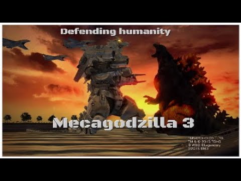 Godzilla defending the citys from giant monsters