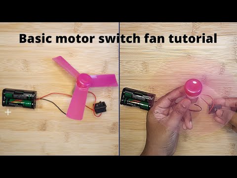 DC motor fan tutorial | DIY science projects