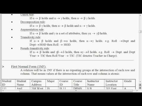 DBMS Normalization1