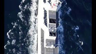 能建造这个吨位军舰的国家屈指可数。而武力如此充沛的国家更少了。 足见综合国力达到了新高度。首舰的照片完美体现出什么叫威武霸气！