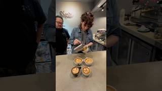 Pouring LATTE ART in front of CHAMPIONS