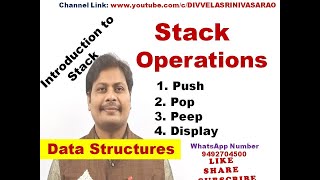 Stack in Data Structure || Introduction to Stack || Stack Operations || What is Stack || DS || ADS