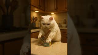 How do I open this can…#cat #funny #cute #animation #daliyvlog #vlog #shorts #home