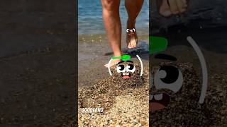 Goodland | Foot crushed the sand 😆  #goodland #shorts #doodles #doodlesart