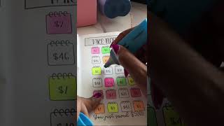 Saving small adds up! 😊 #cashstuffing #savingschallenges #piggybank #moneysavingidea