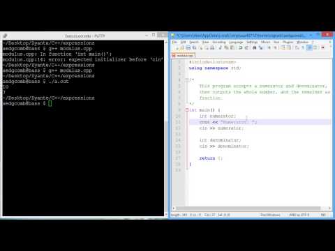 Programming example: Modulus