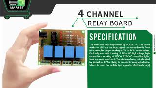 PCB Power Market - 4 Channel Relay Board