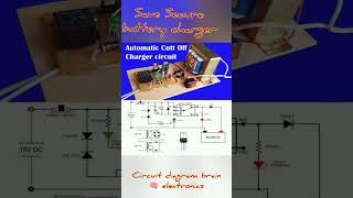 Auto cut of battery charger save or  secure #battry #battrycharger #electronicproject