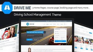 Driveme - Driving School WordPress Theme Free Download