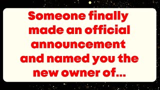 Someone finally made an official announcement and named you the new owner of... Angel