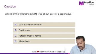 NEET PG PYQ Recall — Barrett's Esophagus | High-Yield Surgery Question Solved