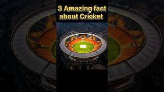 3 Amazing fact about Cricket Stadiums #shorts #cricket #3amazing #funfacts #top3amazing #ipl #facts