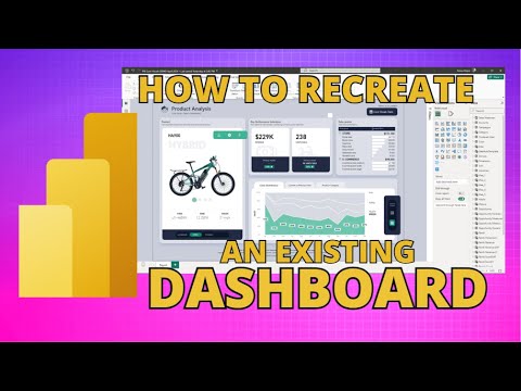 How to RECREATE an existing PowerBI dashboard (PBix file included)