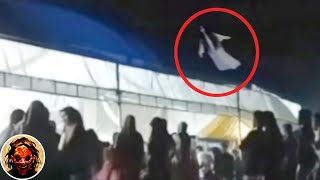 攝像機拍攝到女鬼在空中飛行？｜7個靈異、恐怖、鬼魂、獵奇、超自然影片