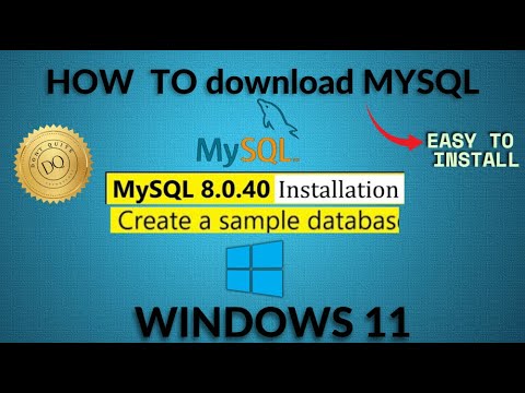 How To Install MySQL on Windows 11