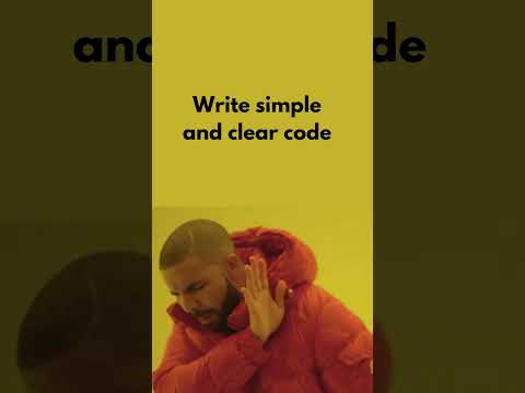 Write simple and clear code #shorts #programming #funny