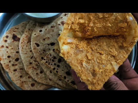 மீல் மேக்கர் stuffed Chappathi/meal maker chappathi/Soya chunks chappathi