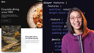 Build a restaurant landing page with HTML, CSS, & JavaScript