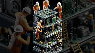 🔧Tiny Workers Repair a Giant Smartphone-You’ve Never Seen Tech Like This! #shorts #shortsfeed