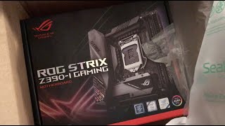 ASUS ROG Strix Z390-I Mini-ITX Gaming Motherboard Unboxing and Review