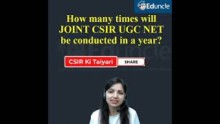 How many time JOINT CSIR UGC NET Exam is Conducted in a Year? CSIR NET Exam Frequency
