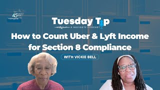 TuesdayTip: How to Count Uber & Lyft Income for Section 8 Compliance