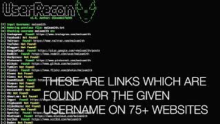 How to hunt social media accounts using userrecon (MAC terminal) *with live proof*
