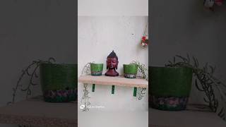 giving a new look for old pots #plantpots #craftidea #viral #new #potdesigns  #potdecorationideas