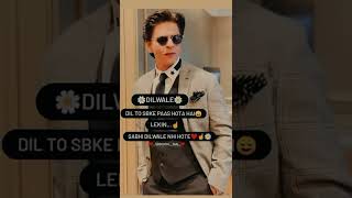 DILWALE srk Fan's💓❤️❤️#dilwale#srkfans#srk#like#trending#virel#dilwale❤️#sukoonhai#comment#virel❤️🌼🌼