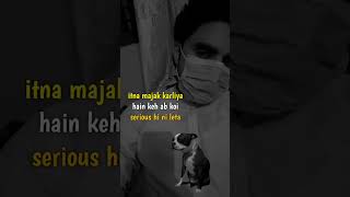 Zindagi Joke Ban Gayi Hai... Aur Main Punchline! 😭😷 #desihumor #funnyshorts #dogcomedy #viralvideo