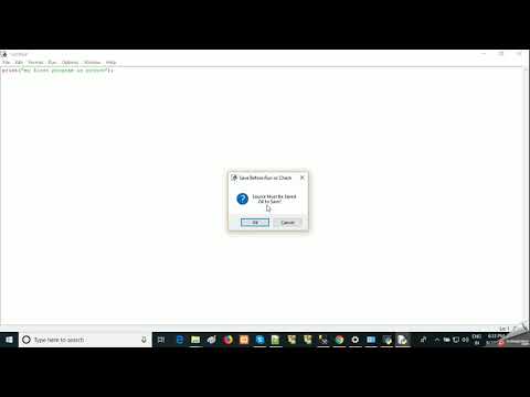 first program in python