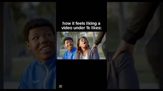how it feels liking a video under 1k likes #meme #funny #funnymeme