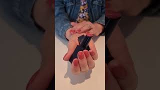 Match your lipstick to our CND Shellac colours. Client wears Love Letter #youtubeshorts #cndshellac