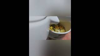 カップヌードル スーパー合体シリーズ カップヌードルしお&カップヌードルを作って食べるだけの動画