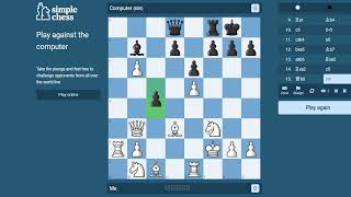 Playing Against 800 Rated Bot! (Simple Chess) #chess #2024 #bot