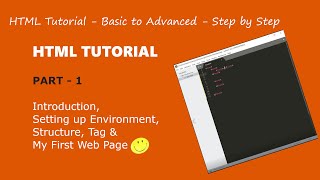 HTML TUTORIAL FOR BEGINNERS  PART-1 | HTML  in Hindi  |  HTML tutorial in Hindi