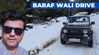 ❄️ Snow Drive - Harsil to Uttarkashi road | Maruti Suzuki Jimny 2024 | Vlog 3 | Part 1 | Solo Drive