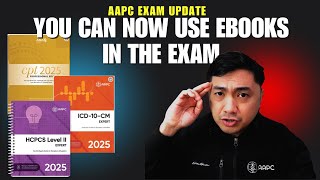 AAPC Exam Update: eBooks option NOW AVAILABLE