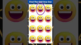 FIND THE ODD EMOJI OUT #115👊🤡#shorts #howgoodareyoureyes #canyouquiz #puzzlegame #emojiquiz #fyp
