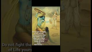 Krishna Arjuna #motivation #quotes #srikrishna #mahadev #war #bheem #dharma #mahakal #ram #india
