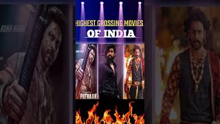 Top 5 Highest Grossing Movies of India  #shorts #shortsfeed #Trending #boxoffice #indiancinema